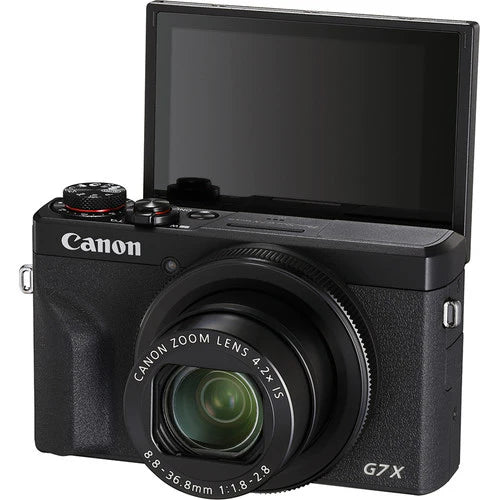 Canon PowerShot G7 X Mark III – Best 4K Vlogging Camera | 20.1MP, Wi-Fi, Bluetooth, Live Streaming – Black